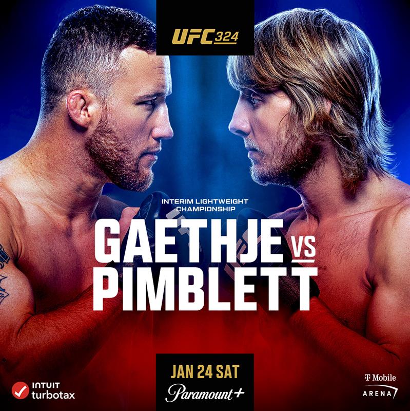 ufc 324 poster